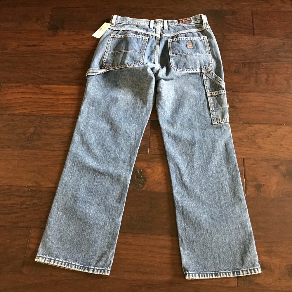 Lucky Brand Vintage Button Fly Painter Crops Size 8